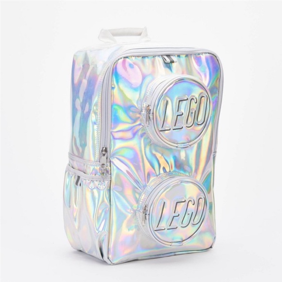Lego Handbags - NWT LEGO Holographic Brick 15" Backpack